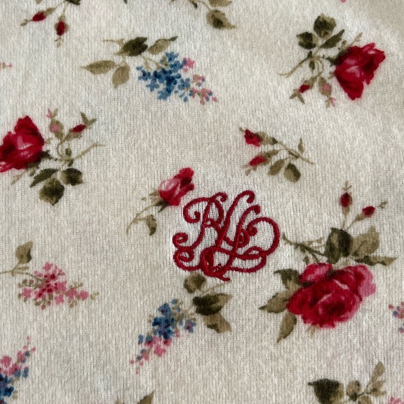 ❌SOLD❌ 🌸LAUREN RALPH LAUREN 100% cotton floral print pajama set | SMALL - Picture 5 of 15